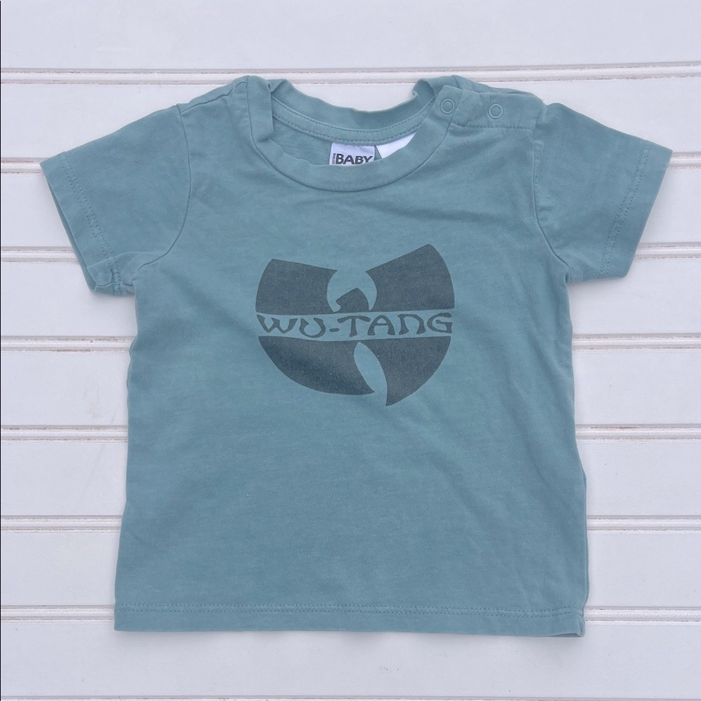 COTTON ON BABY VGUC 100% Cotton Garment Dyed Wu-Tang Rock Band Shirt
